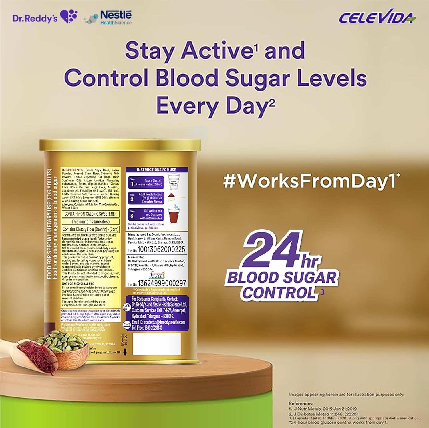 Celevida Protein Powder Drink For Diabetes Management By Dr Reddy C celevida-protein-powder-drink-for-diabetes-management-by-dr-reddy-c