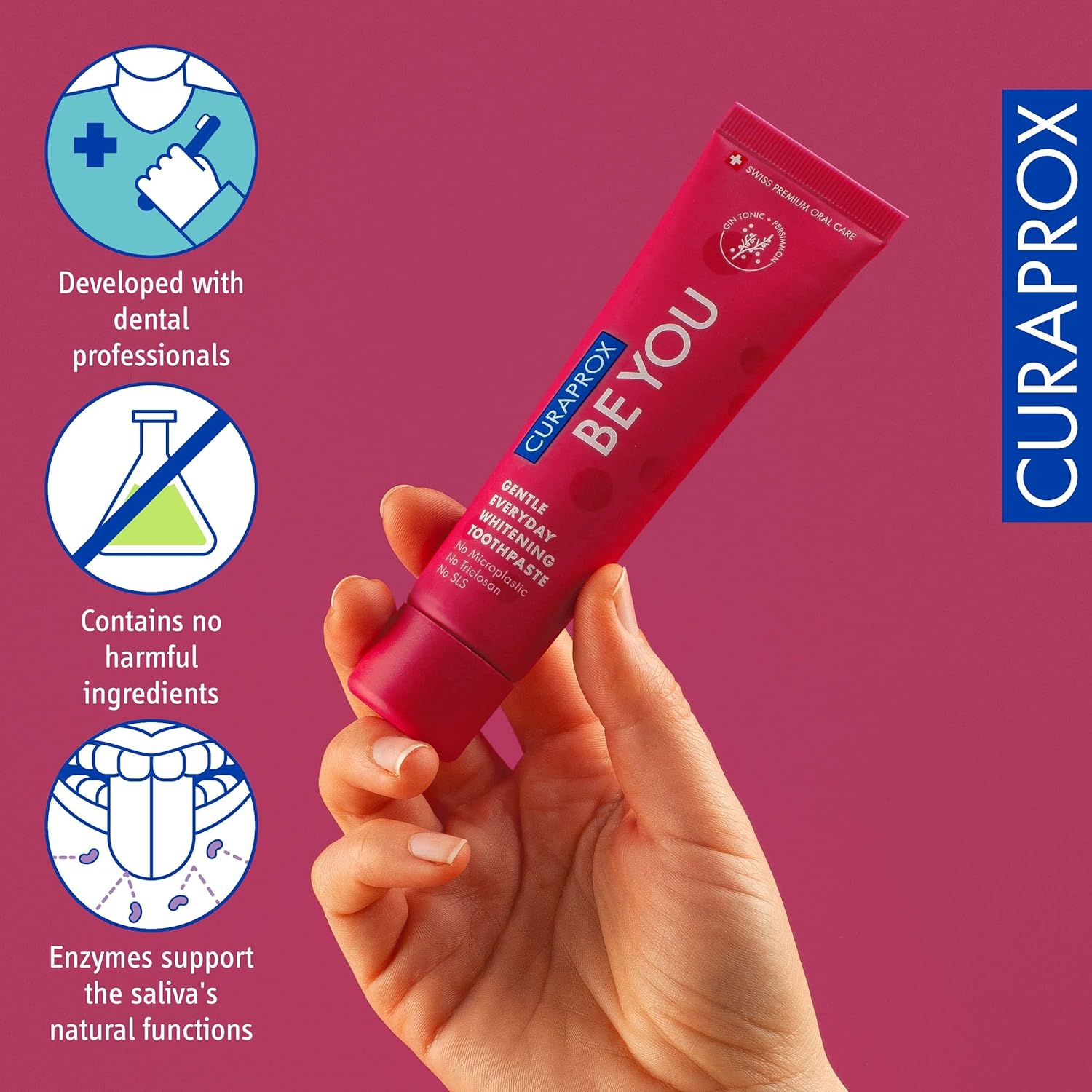 Curaprox Whitening Toothpaste For Fresh Breath & Gum Care