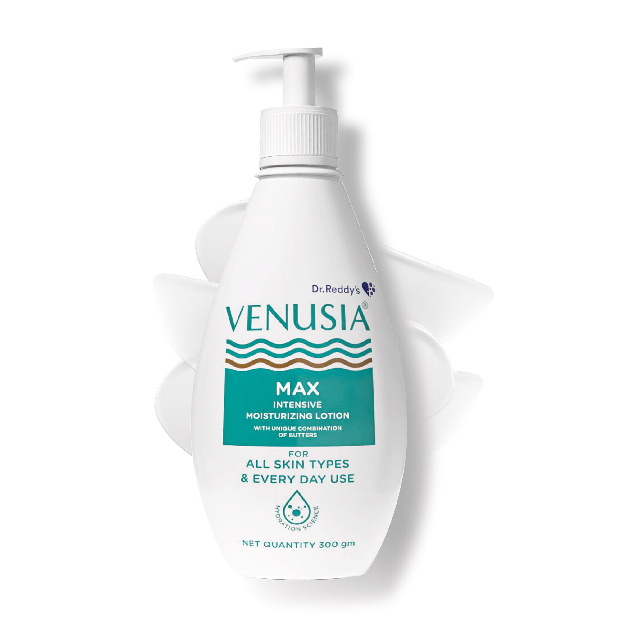 Dr. Reddy's Venusia Max Intensive Moisturizing Lotion, Repairs  Skin, Provides Soft & Smooth Skin, 300 GM